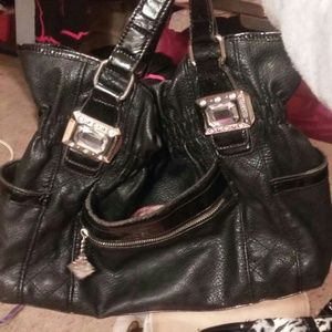 Kathy Van Zeeland black handbag